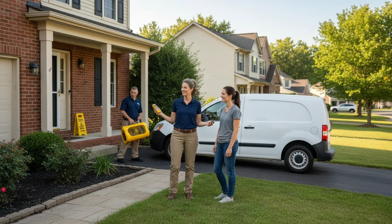 Water restoration image for Home Water Damage Repair in Louisville, TN
